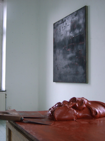 Michael Kravagna - Studio view, Saint-Severin, 2006