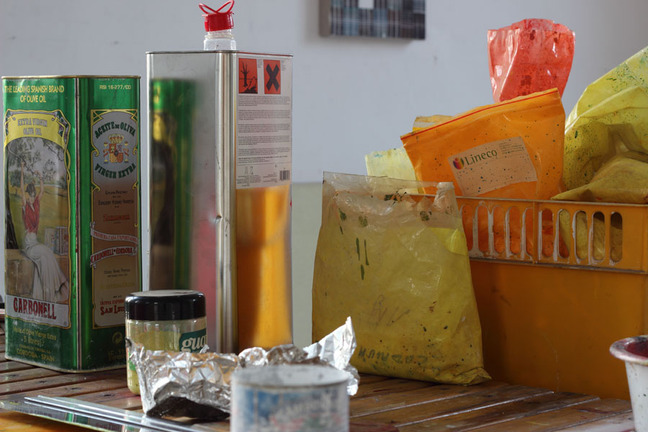 Michael Kravagna - Studio view, Saint Severin, 2012