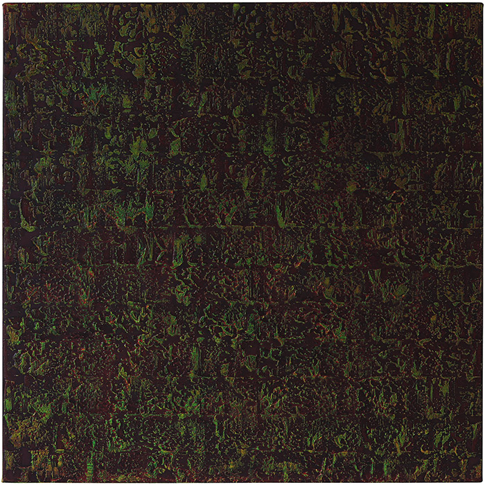 Michael Kravagna - Oil, tempera, pigments, on canvas, 120x120, 2017