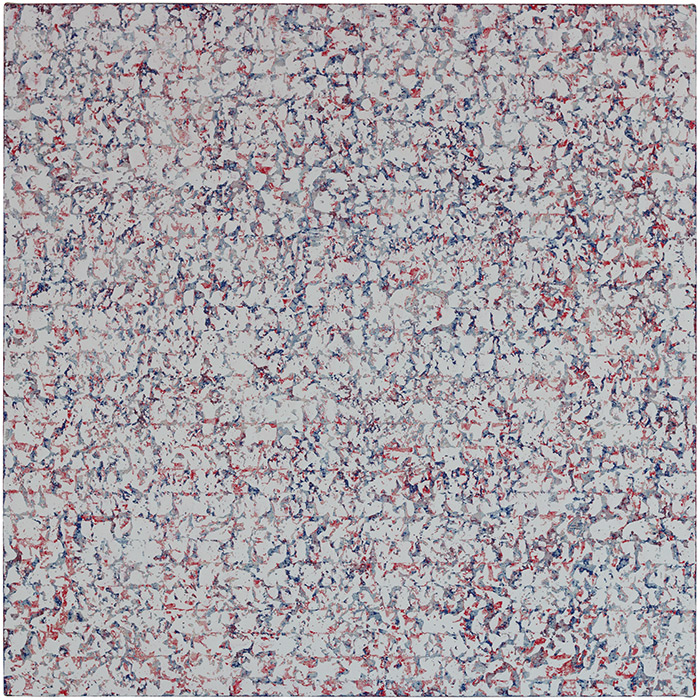 Michael Kravagna - Oil, tempera, pigments, on canvas, 120x120, 2017