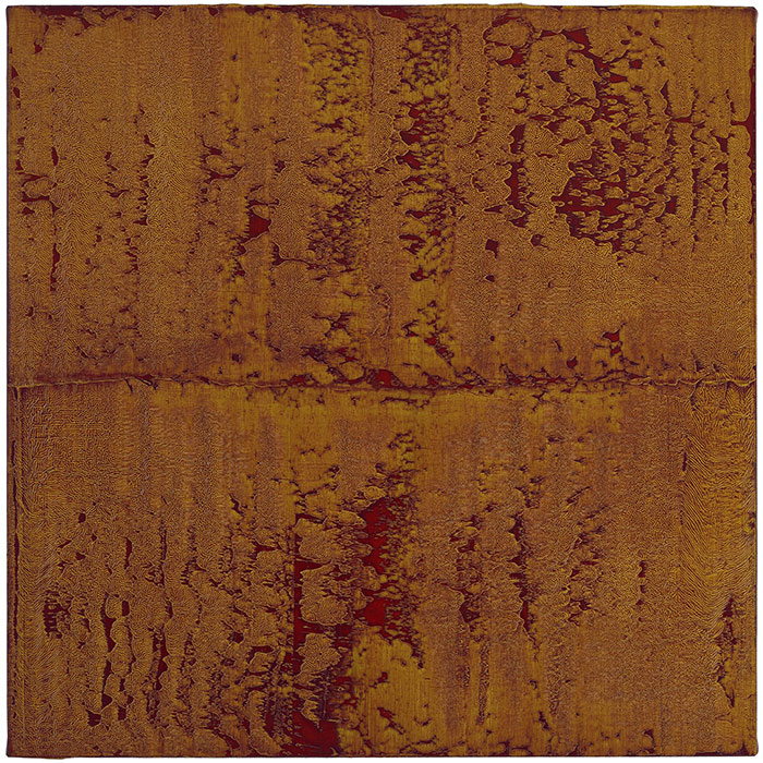 Michael Kravagna - Oil, tempera, pigments on canvas, 95x95, 2017