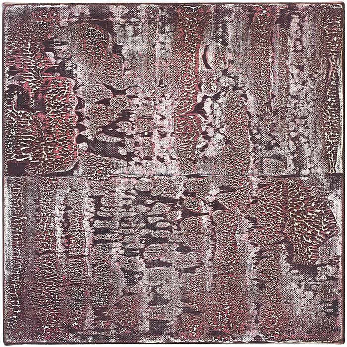 Michael Kravagna - Oil, tempera, pigments on canvas, 40x40, 2020