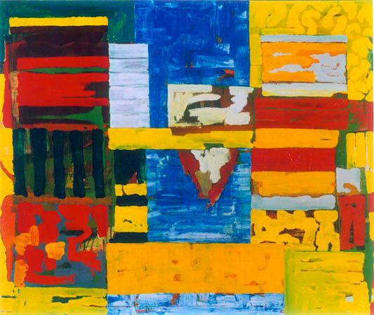 Michael Kravagna - Acrylic on canvas, 125x145, 1993