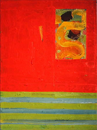 Michael Kravagna - Eggtempera on canvas, 60x45, 1992