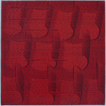 Michael Kravagna - Oil on canvas, 40x40, 1998