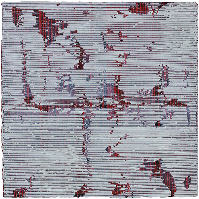 Michael Kravagna - Oil, tempera, pigments on paper, 18x18, 2014-2018