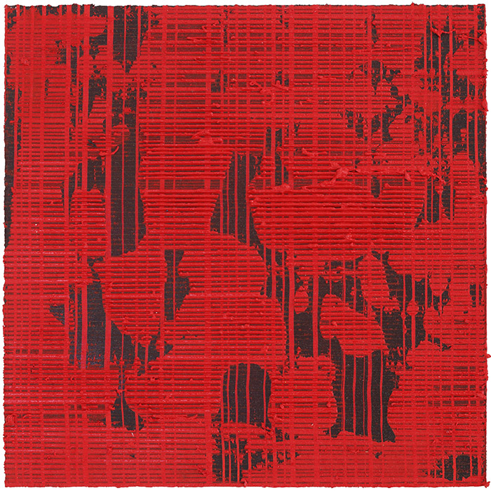 Michael Kravagna - Oil, tempera, pigments on paper, 18x18, 2014-2018