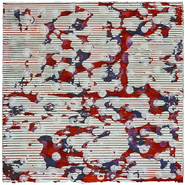 Michael Kravagna - Oil, tempera, pigments on paper, 18x18, 2014-2018